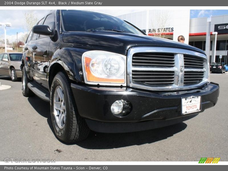Black / Medium Slate Gray 2004 Dodge Durango SLT 4x4