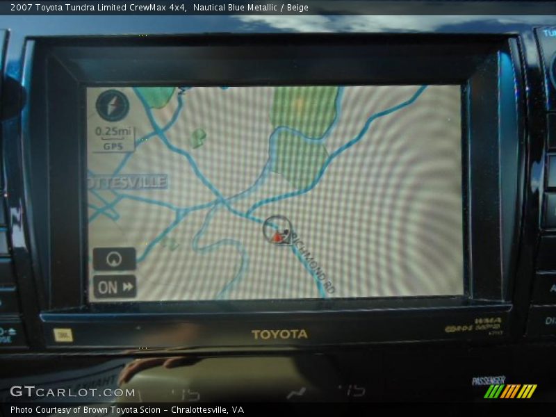Nautical Blue Metallic / Beige 2007 Toyota Tundra Limited CrewMax 4x4