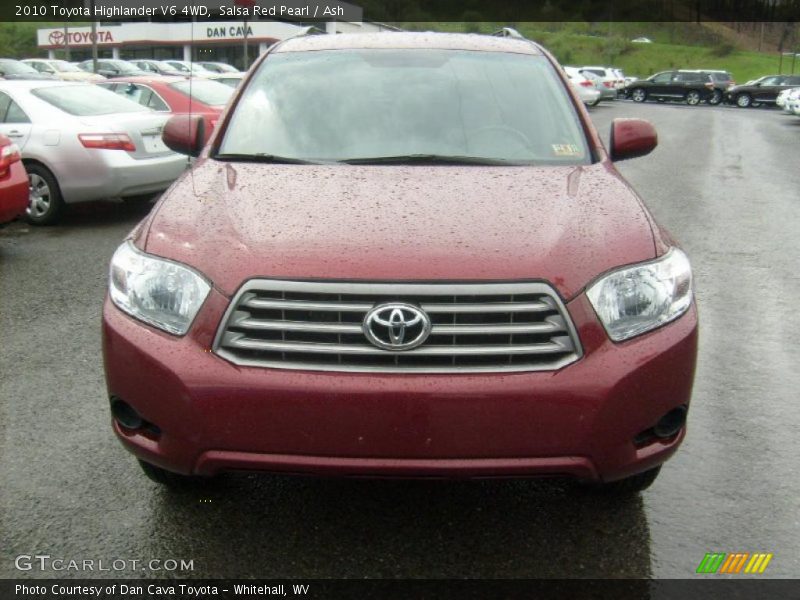 Salsa Red Pearl / Ash 2010 Toyota Highlander V6 4WD