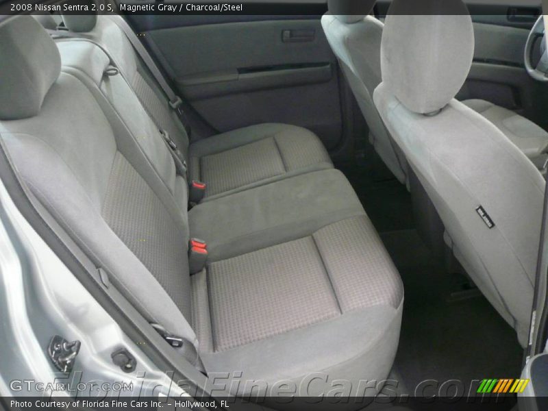 Magnetic Gray / Charcoal/Steel 2008 Nissan Sentra 2.0 S