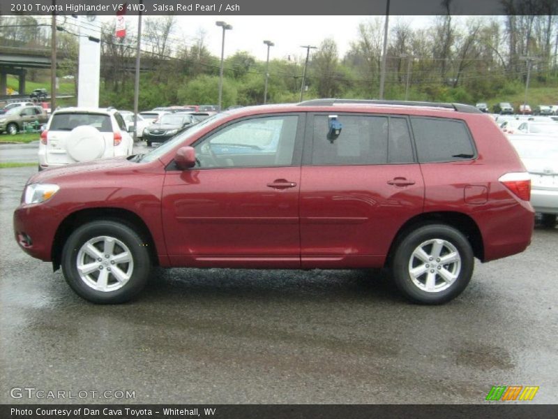  2010 Highlander V6 4WD Salsa Red Pearl