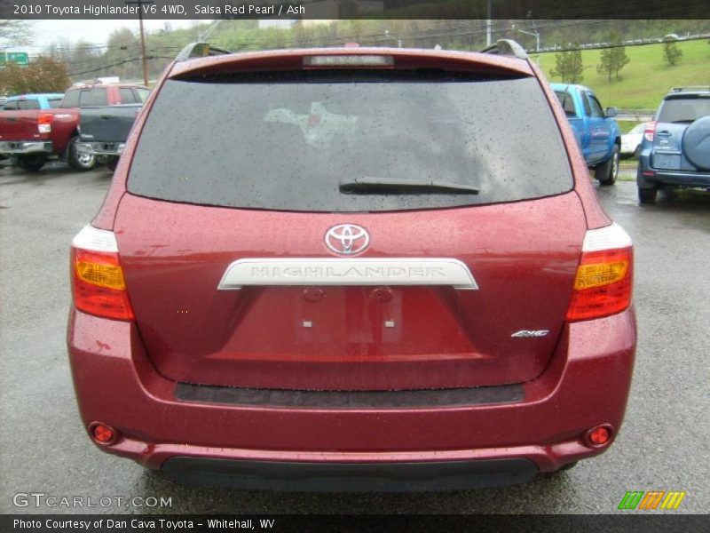 Salsa Red Pearl / Ash 2010 Toyota Highlander V6 4WD