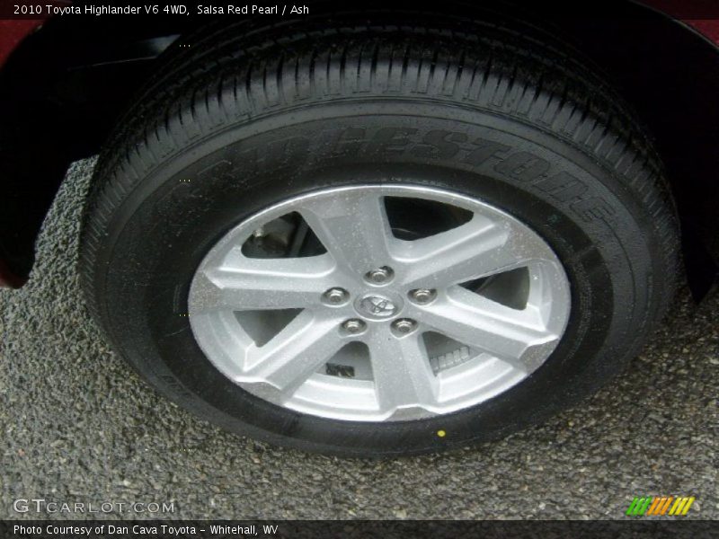 Salsa Red Pearl / Ash 2010 Toyota Highlander V6 4WD