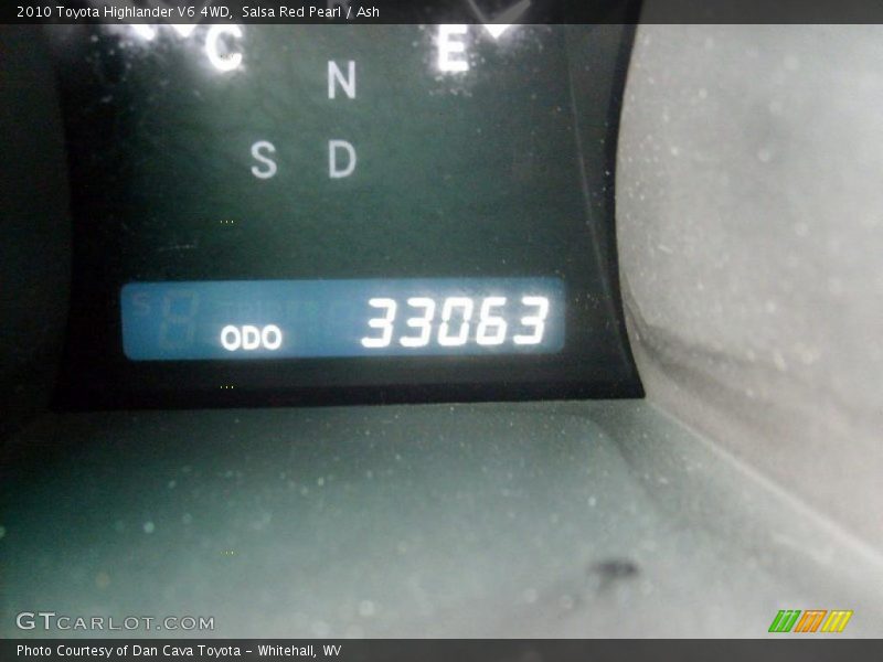 Salsa Red Pearl / Ash 2010 Toyota Highlander V6 4WD