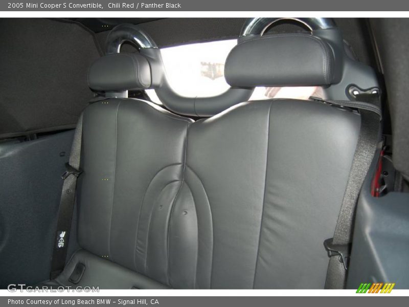  2005 Cooper S Convertible Panther Black Interior