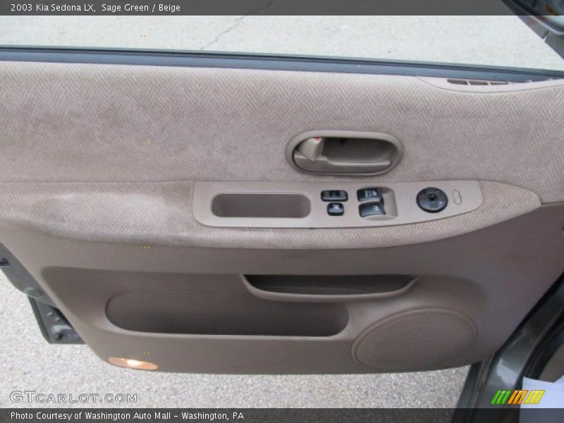 Sage Green / Beige 2003 Kia Sedona LX