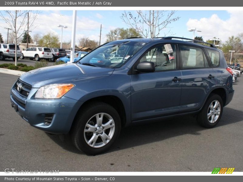 Pacific Blue Metallic / Ash Gray 2009 Toyota RAV4 V6 4WD