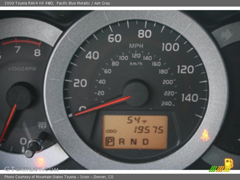 Pacific Blue Metallic / Ash Gray 2009 Toyota RAV4 V6 4WD