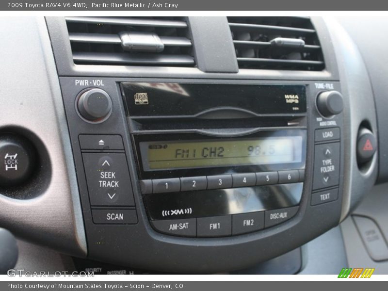 Pacific Blue Metallic / Ash Gray 2009 Toyota RAV4 V6 4WD