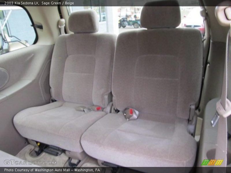 Sage Green / Beige 2003 Kia Sedona LX