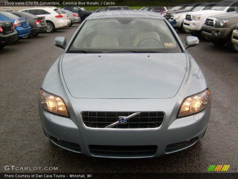 Celestial Blue Metallic / Calcite 2009 Volvo C70 T5 Convertible