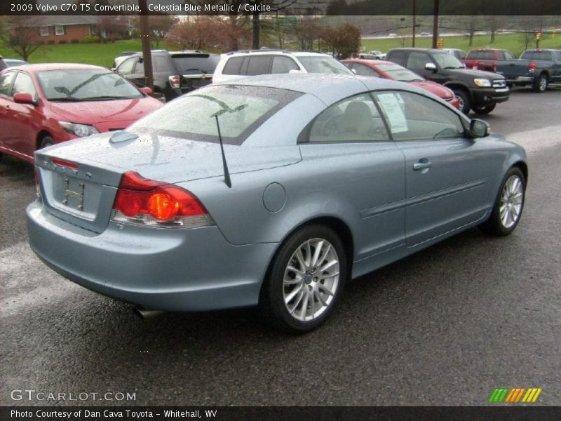 Celestial Blue Metallic / Calcite 2009 Volvo C70 T5 Convertible