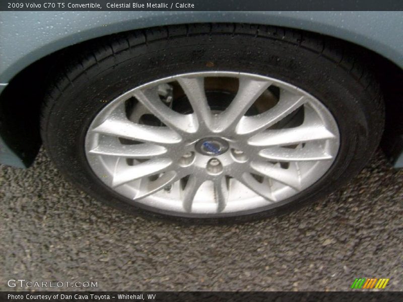 Celestial Blue Metallic / Calcite 2009 Volvo C70 T5 Convertible