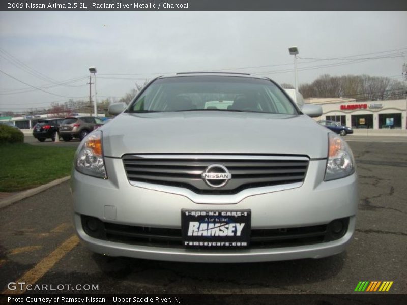 Radiant Silver Metallic / Charcoal 2009 Nissan Altima 2.5 SL