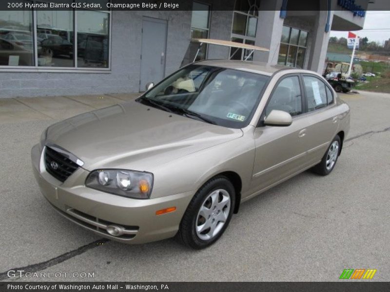 Champagne Beige / Beige 2006 Hyundai Elantra GLS Sedan