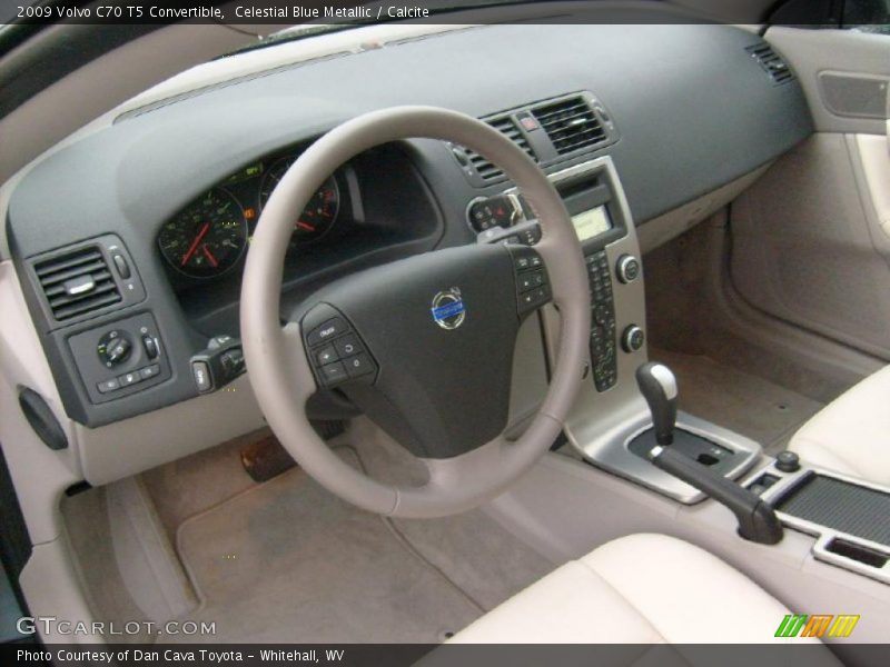 Celestial Blue Metallic / Calcite 2009 Volvo C70 T5 Convertible