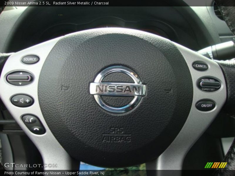 Radiant Silver Metallic / Charcoal 2009 Nissan Altima 2.5 SL