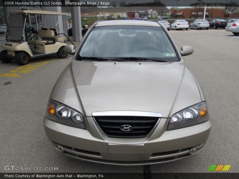 Champagne Beige / Beige 2006 Hyundai Elantra GLS Sedan