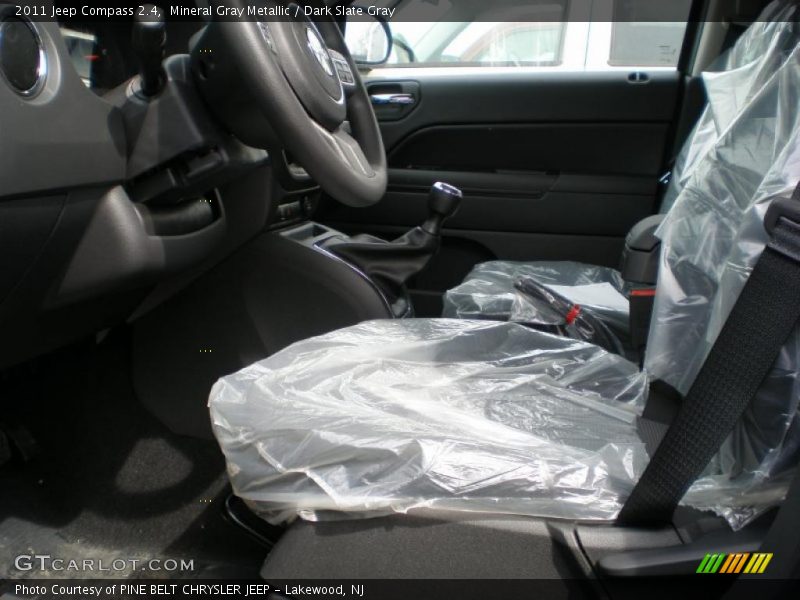 Mineral Gray Metallic / Dark Slate Gray 2011 Jeep Compass 2.4