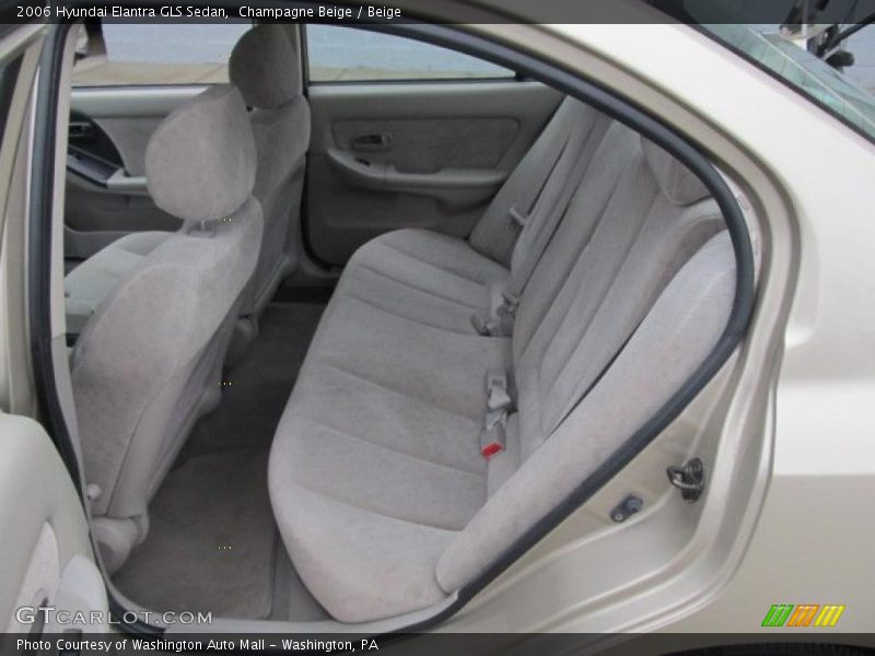 Champagne Beige / Beige 2006 Hyundai Elantra GLS Sedan