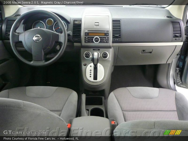 Magnetic Gray / Charcoal/Steel 2008 Nissan Sentra 2.0 S