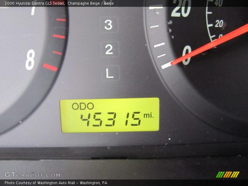 Champagne Beige / Beige 2006 Hyundai Elantra GLS Sedan