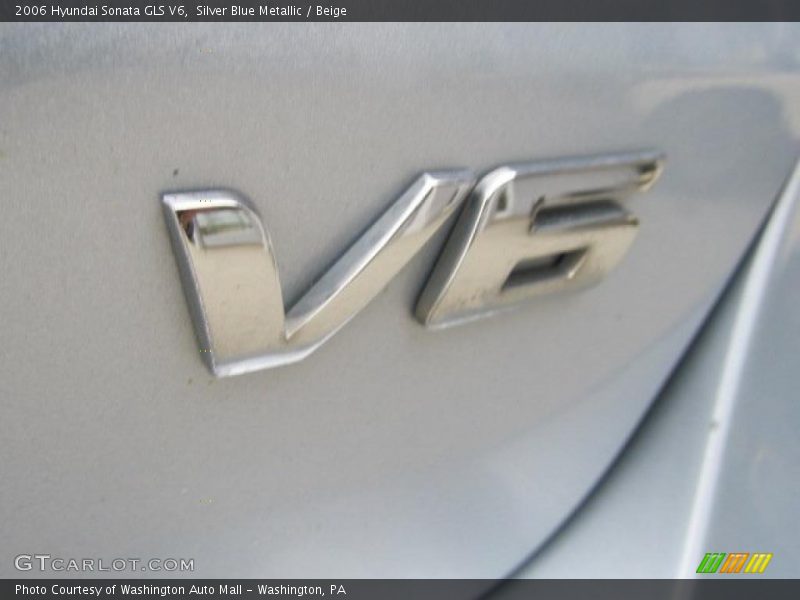 Silver Blue Metallic / Beige 2006 Hyundai Sonata GLS V6