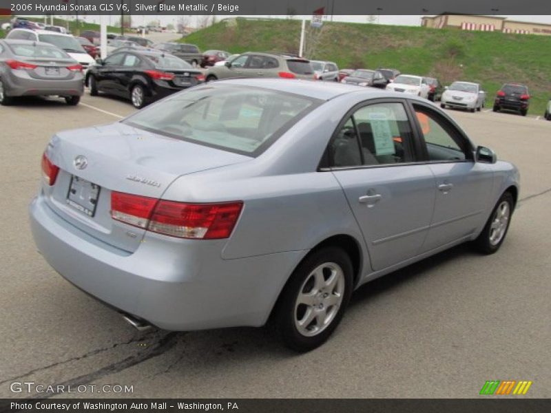 Silver Blue Metallic / Beige 2006 Hyundai Sonata GLS V6