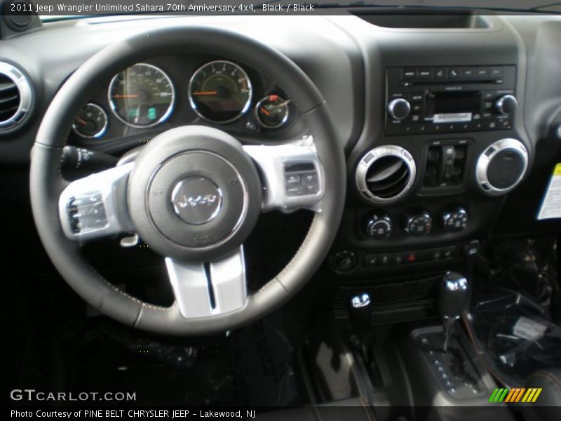 Black / Black 2011 Jeep Wrangler Unlimited Sahara 70th Anniversary 4x4