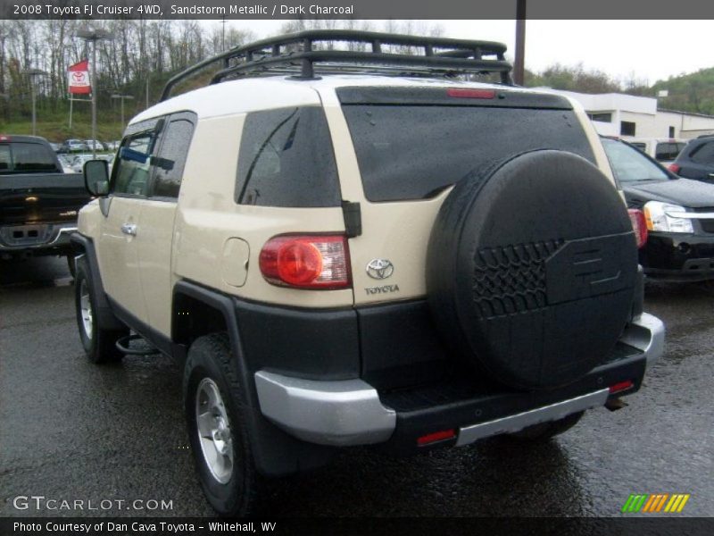 Sandstorm Metallic / Dark Charcoal 2008 Toyota FJ Cruiser 4WD
