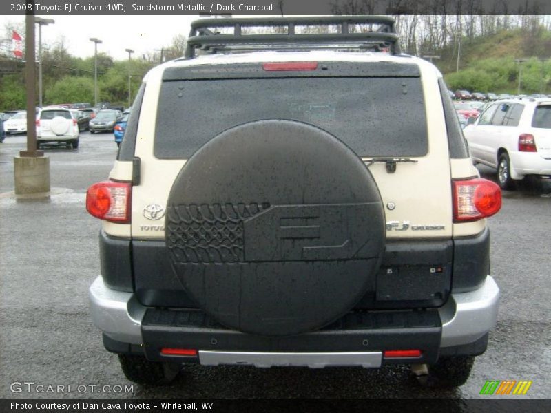 Sandstorm Metallic / Dark Charcoal 2008 Toyota FJ Cruiser 4WD