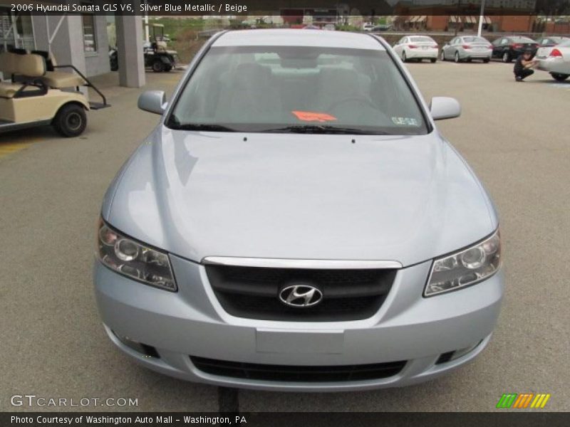 Silver Blue Metallic / Beige 2006 Hyundai Sonata GLS V6