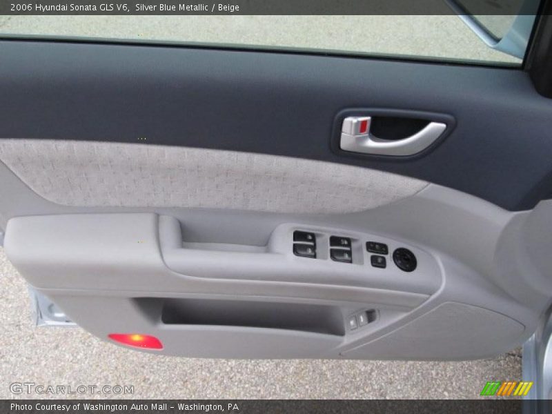 Silver Blue Metallic / Beige 2006 Hyundai Sonata GLS V6