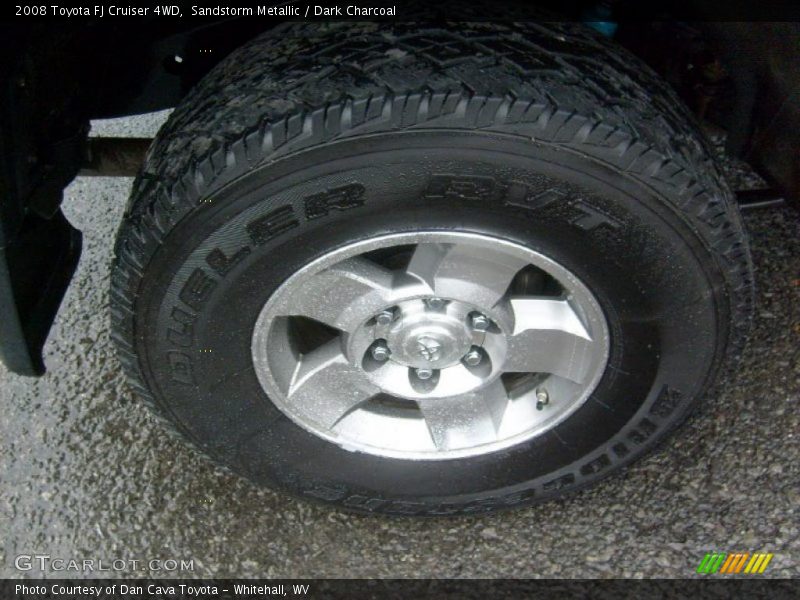 Sandstorm Metallic / Dark Charcoal 2008 Toyota FJ Cruiser 4WD