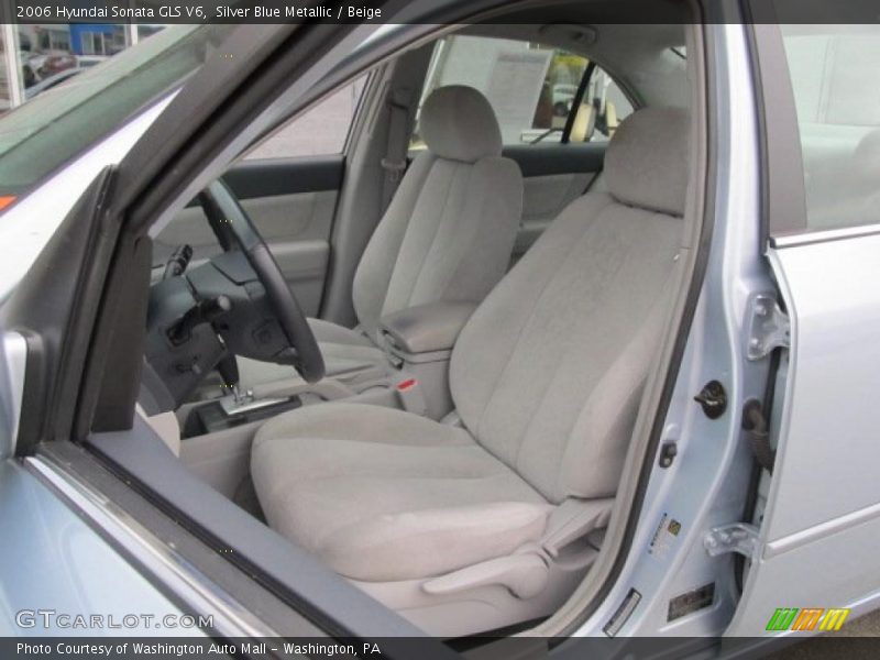 Silver Blue Metallic / Beige 2006 Hyundai Sonata GLS V6