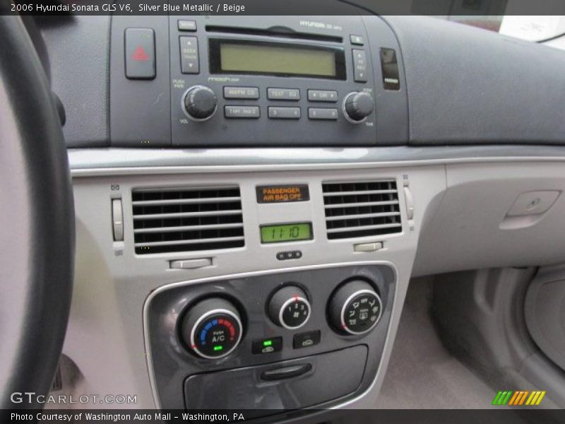 Silver Blue Metallic / Beige 2006 Hyundai Sonata GLS V6