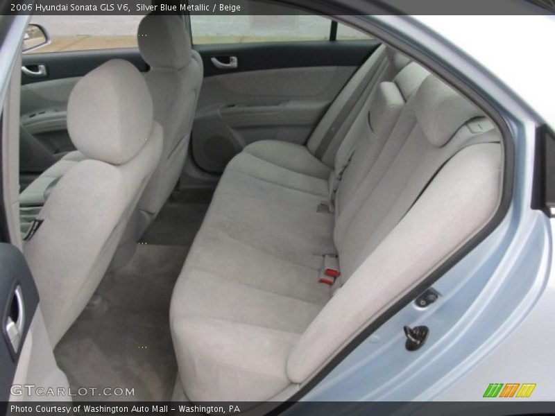 Silver Blue Metallic / Beige 2006 Hyundai Sonata GLS V6