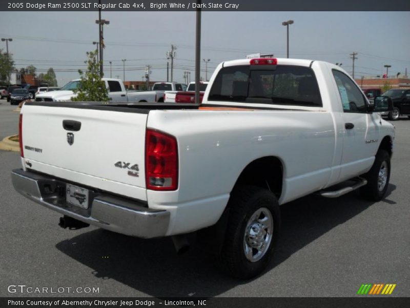 Bright White / Dark Slate Gray 2005 Dodge Ram 2500 SLT Regular Cab 4x4