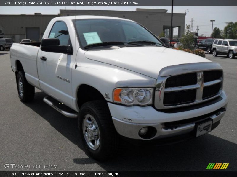 Bright White / Dark Slate Gray 2005 Dodge Ram 2500 SLT Regular Cab 4x4