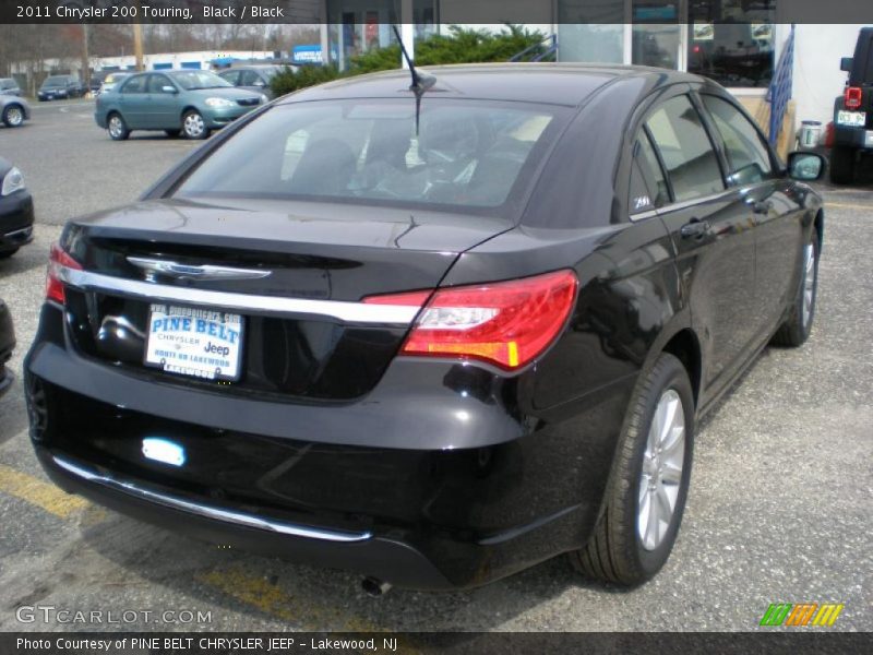 Black / Black 2011 Chrysler 200 Touring