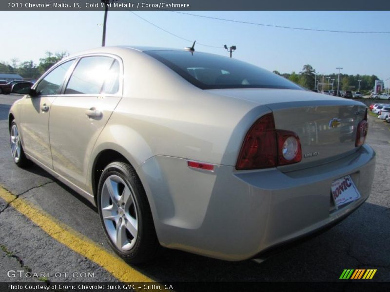 Gold Mist Metallic / Cocoa/Cashmere 2011 Chevrolet Malibu LS