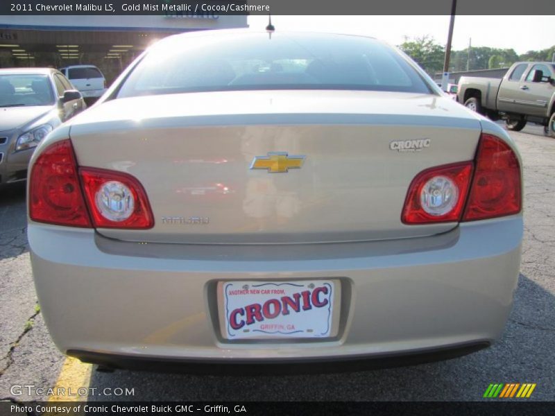 Gold Mist Metallic / Cocoa/Cashmere 2011 Chevrolet Malibu LS