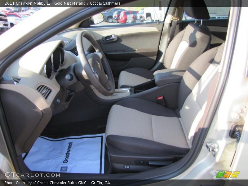 Gold Mist Metallic / Cocoa/Cashmere 2011 Chevrolet Malibu LS