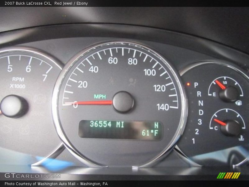 Red Jewel / Ebony 2007 Buick LaCrosse CXL