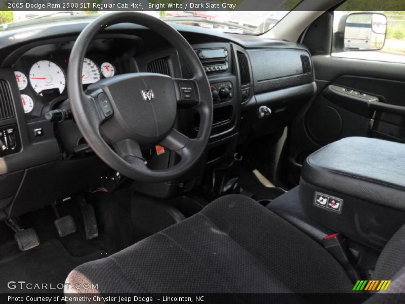 Bright White / Dark Slate Gray 2005 Dodge Ram 2500 SLT Regular Cab 4x4