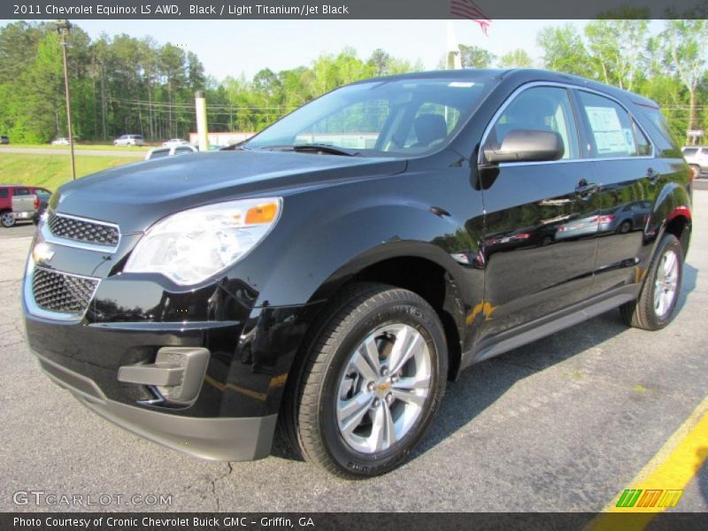 Black / Light Titanium/Jet Black 2011 Chevrolet Equinox LS AWD
