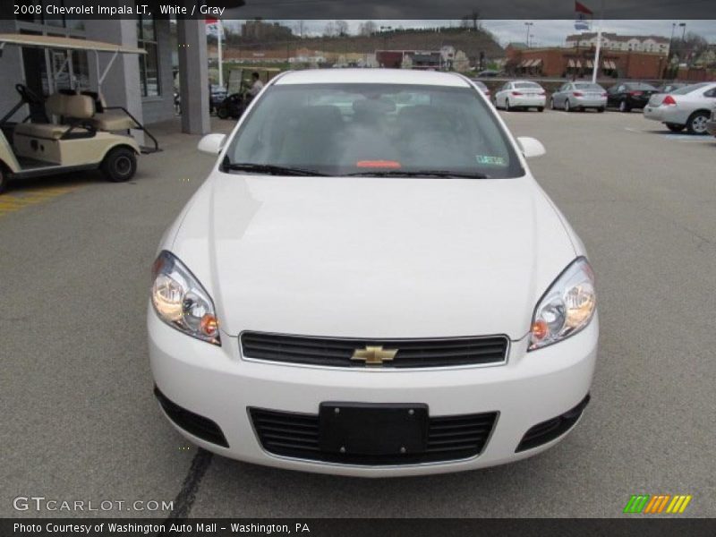 White / Gray 2008 Chevrolet Impala LT