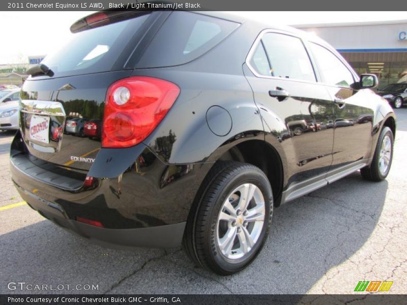 Black / Light Titanium/Jet Black 2011 Chevrolet Equinox LS AWD