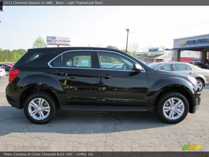 Black / Light Titanium/Jet Black 2011 Chevrolet Equinox LS AWD