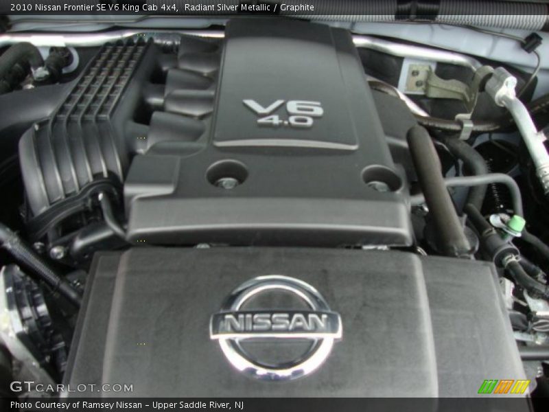  2010 Frontier SE V6 King Cab 4x4 Engine - 4.0 Liter DOHC 24-Valve CVTCS V6